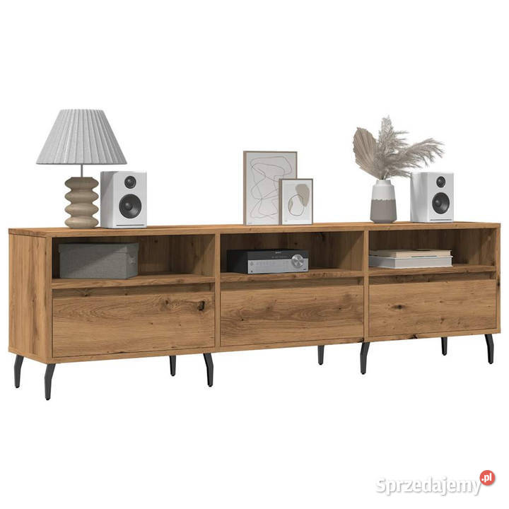 Szafka pod TV dąb artisan 150x30x445 WM857192 RTV Warszawa