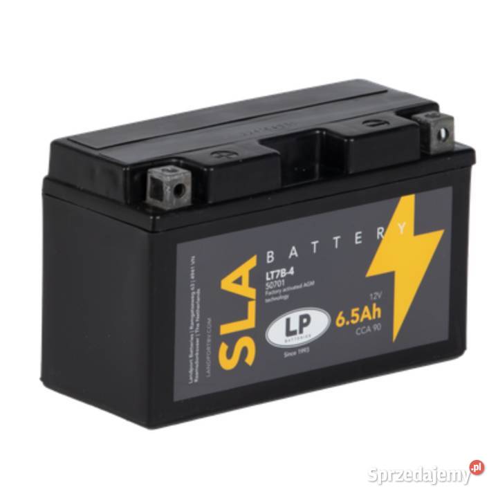 Akumulator 65Ah 90A Landport SLA LT7B4 Akumulatory motocyklowe Motoryzacja Łódź sprzedam