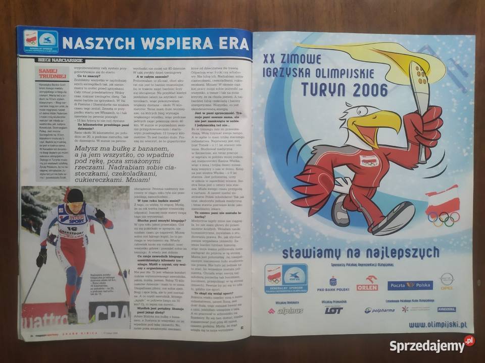 Skarb kibica igrzyska olimpijskie Turyn 2006 Czasopisma Łódź