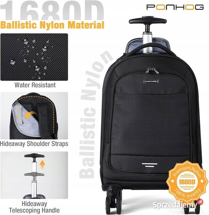 Plecak Torba Biznesowa na Kółkach Ponhog Pozostałe mazowieckie sprzedam