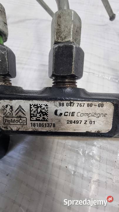 LISTWA WTRYSKOWA CZUJNIK 9804776780 FORD FOCUS sprzedam