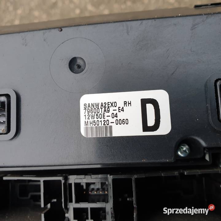 HONDA CIVIC IX PANEL KLIMATYZACJI 79600TA9E4 kujawsko-pomorskie Łochowice