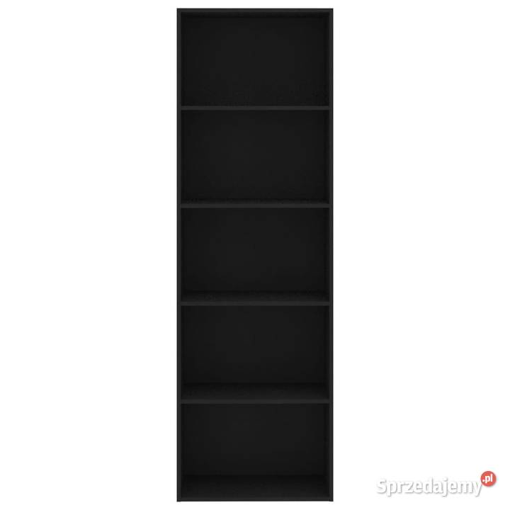 5poziomowy regał czarny 60x30x189 materiał sprzedam