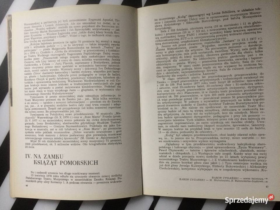 3619 Droga Na Zamek Państwowy Teatr Muzyczny W Szczecin sprzedam