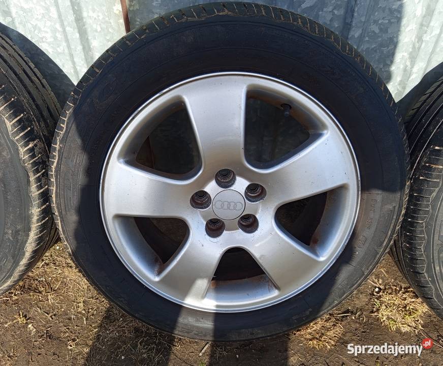 Alufelgi 16 Audi A3 8L 5x100 Opony Letnie 7mm Ostróda