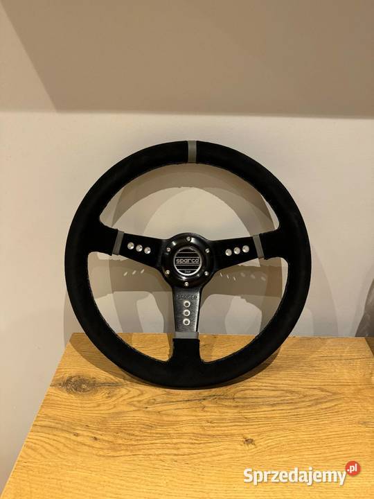 Kierownica sportowa SPARCO zamszowa drift kjs