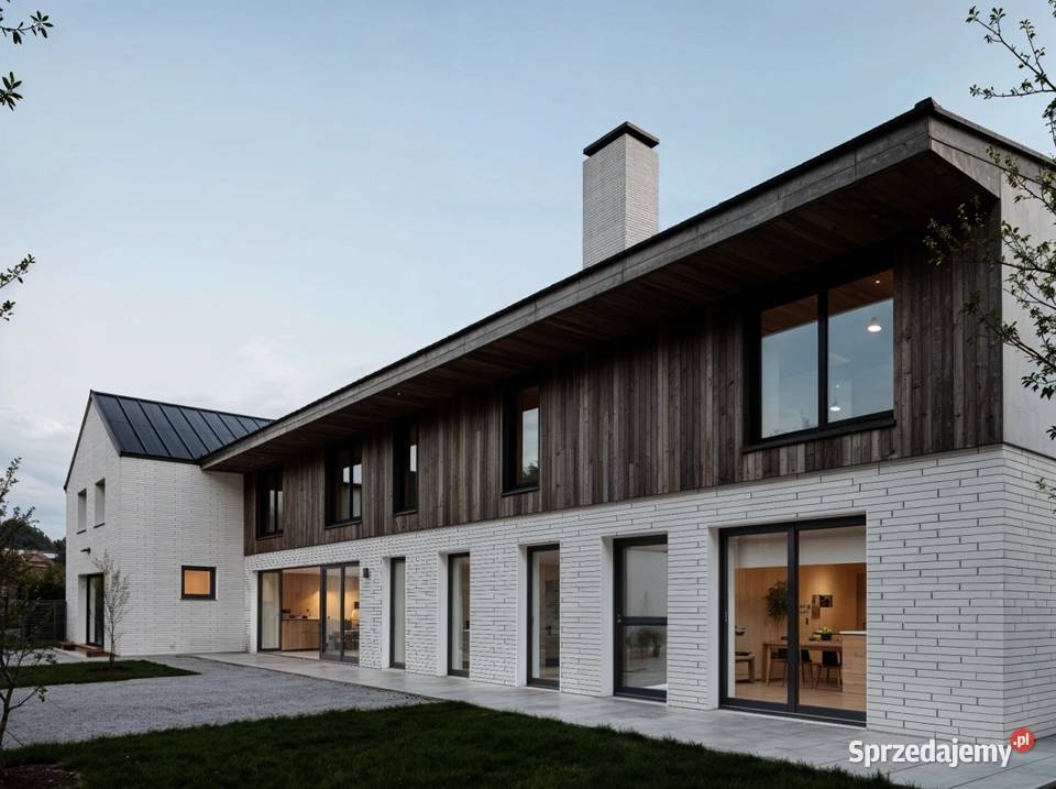 Płytki ceglane na elewację Slim Long White 52 mazowieckie Warszawa