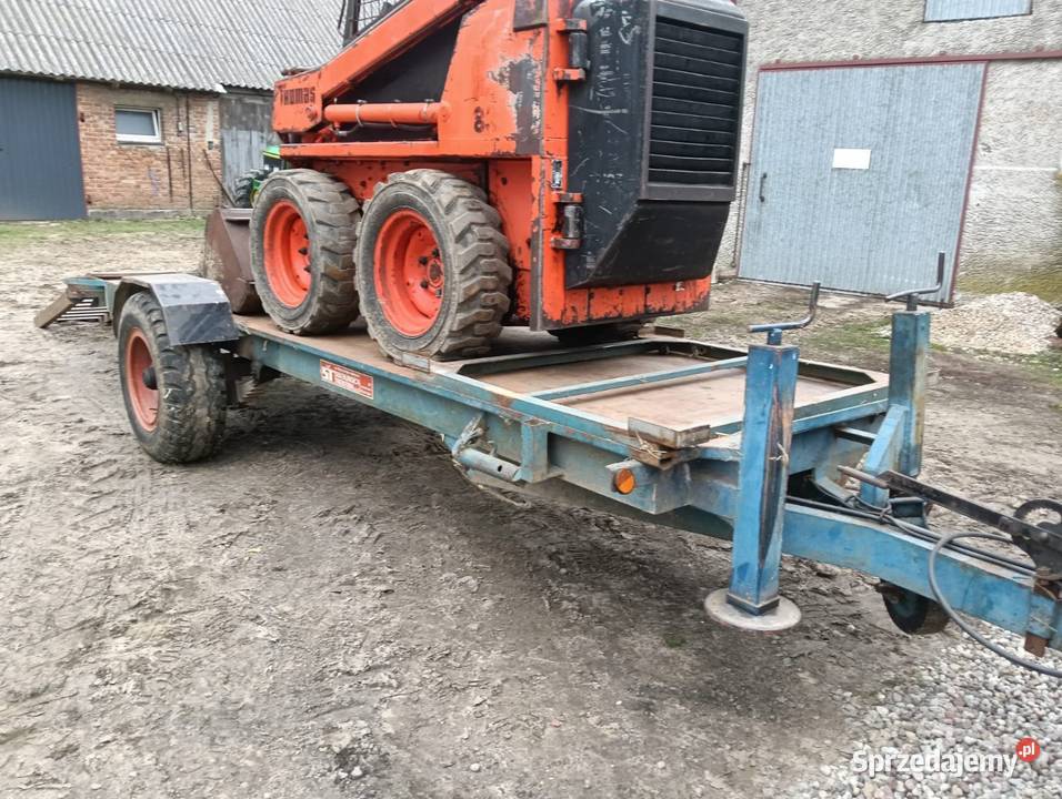 Przyczepa sadownicza z dokumentami solidna DMC warmińsko-mazurskie Sampława sprzedam