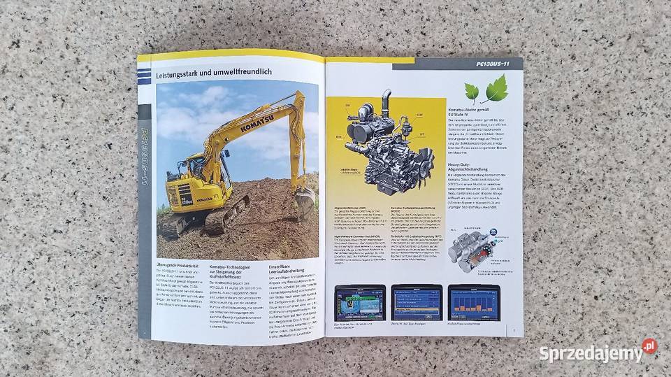 KOMATSU PC 138 Koparka gąsienicowa Prospekt Bytom