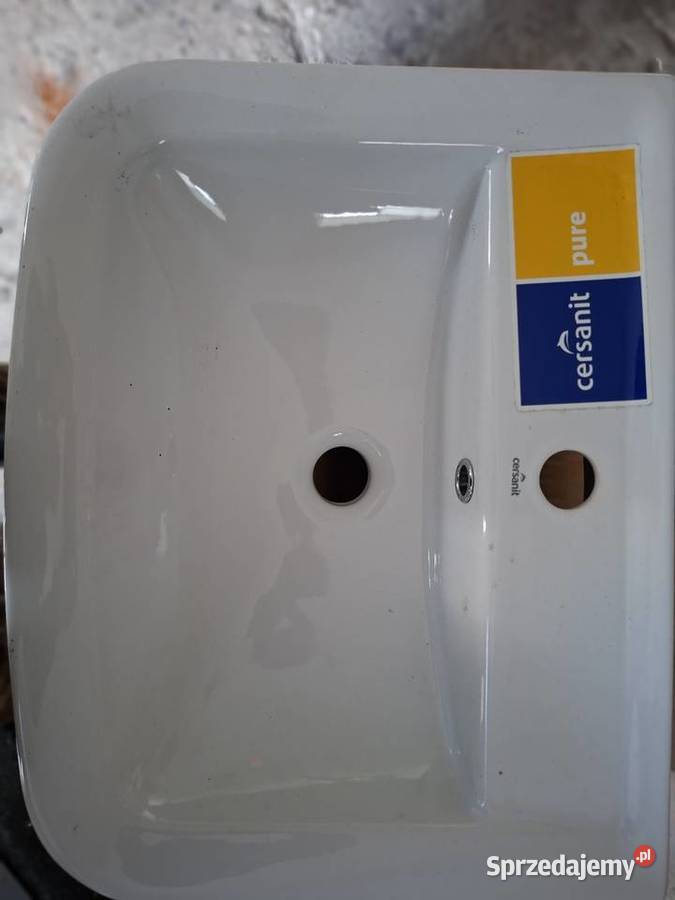 Umywalka 50 z otworem Pure Cersanit Jędrzejów sprzedam