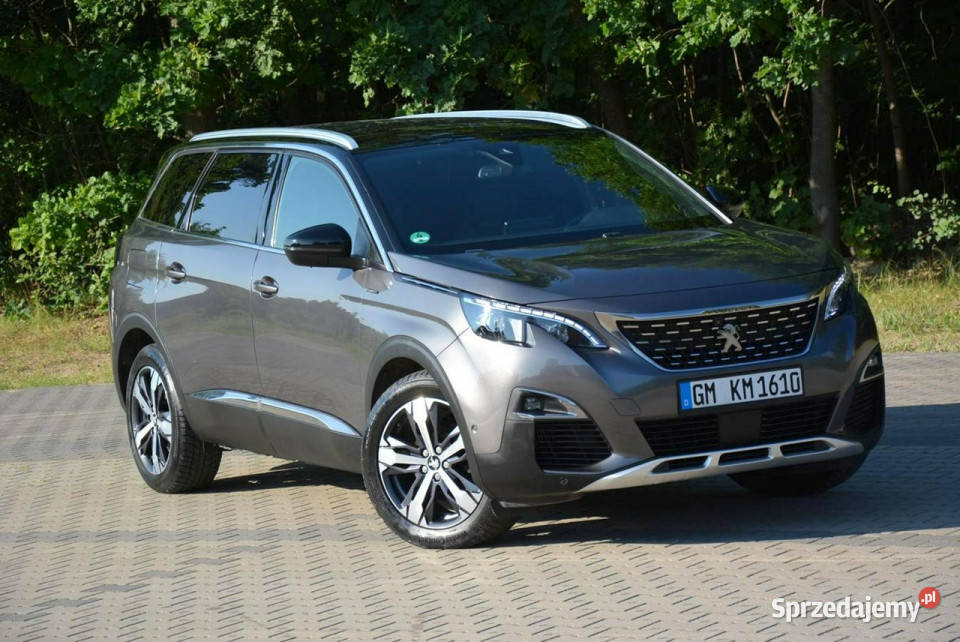 Peugeot 5008 GTLine Radar ACC Skóry 7foteli Navi isofix