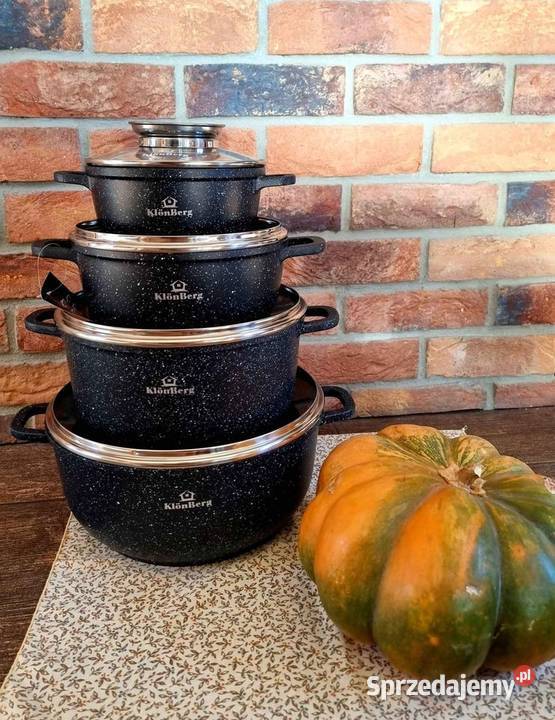 Garnki marmurkowe czarneszare pomorskie