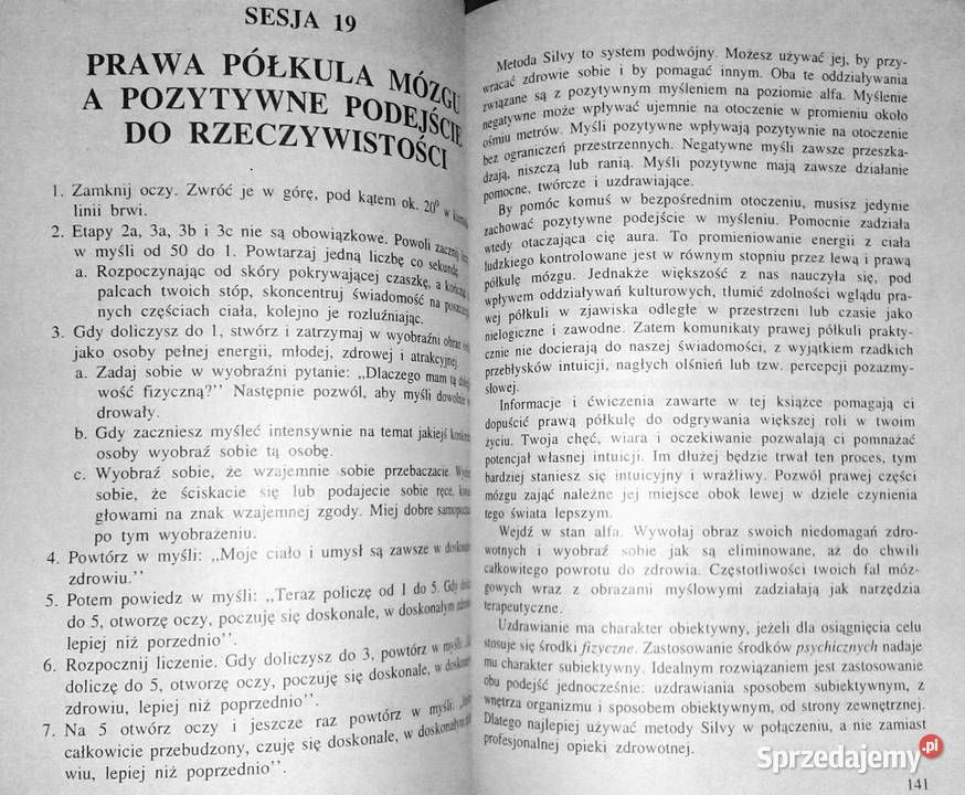Samouzdrawianie metodą Silvy Jose Silva Robert