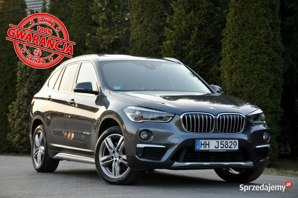 BMW X1 20d231xDriveXenonNaviSkóryPanoramaHead garażowany Ostrów Mazowiecka