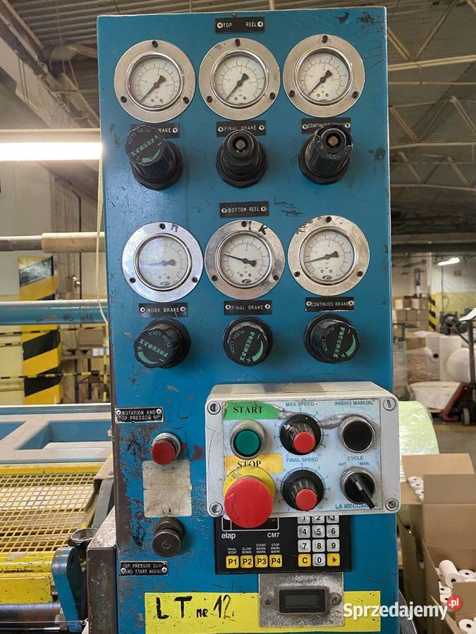 Maszyna do produkcji rolek termicznych Stargard sprzedam