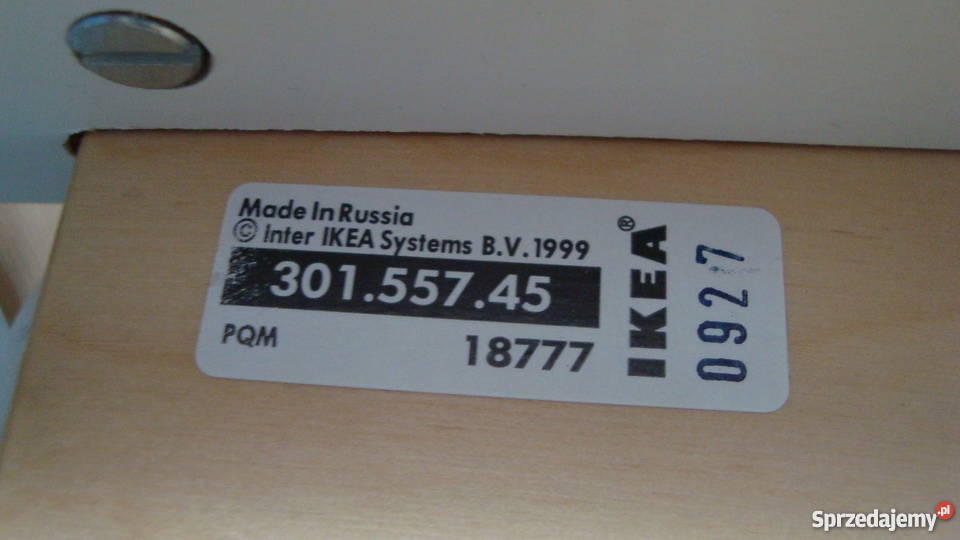 Podnóżek IKEA biały