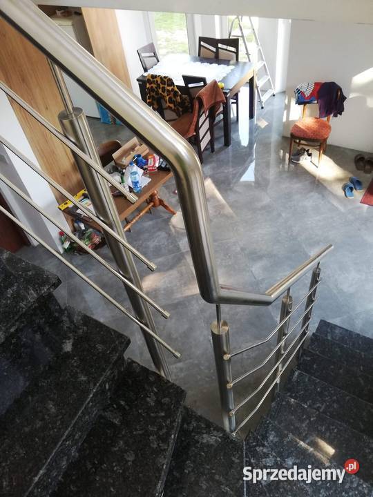 Balustrady ze stali nierdzewnej satyna świętokrzyskie