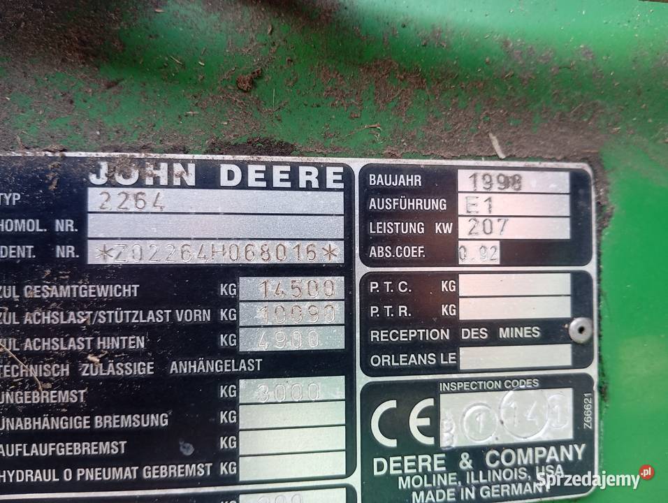 John Deere 2264 Bereść