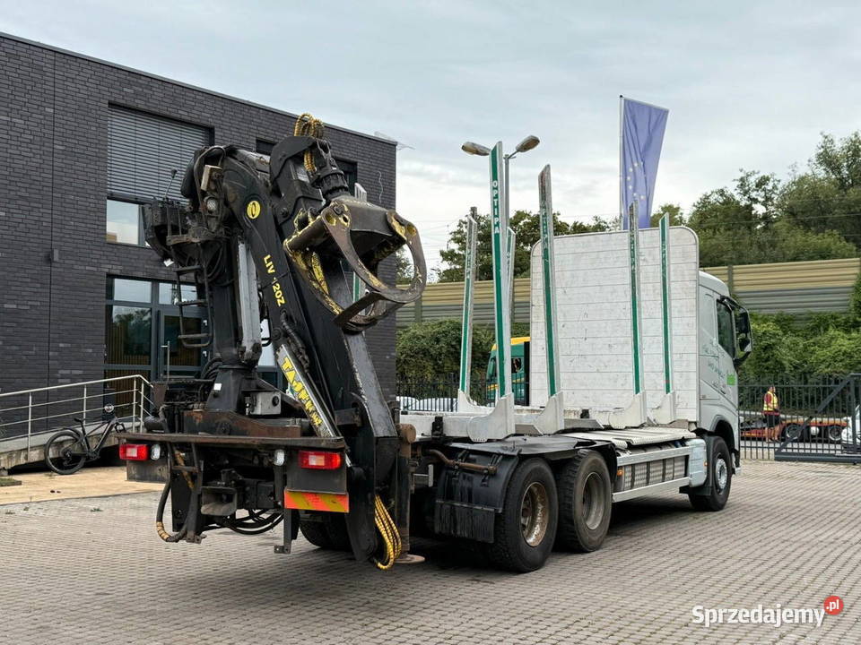 Volvo FH 500 6x4 klonice dzwig do drewna do Warszawa