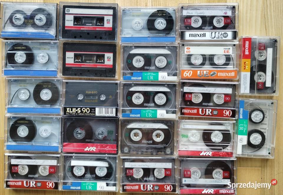Kasety magnetofonowe używane pakiet 22 sztuki Warszawa
