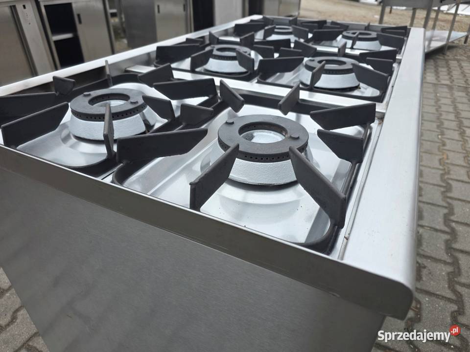 Kuchnia Gazowa 6 Pal Piekarnik Elekt EGAZ M1350 Nowe Skalmierzyce