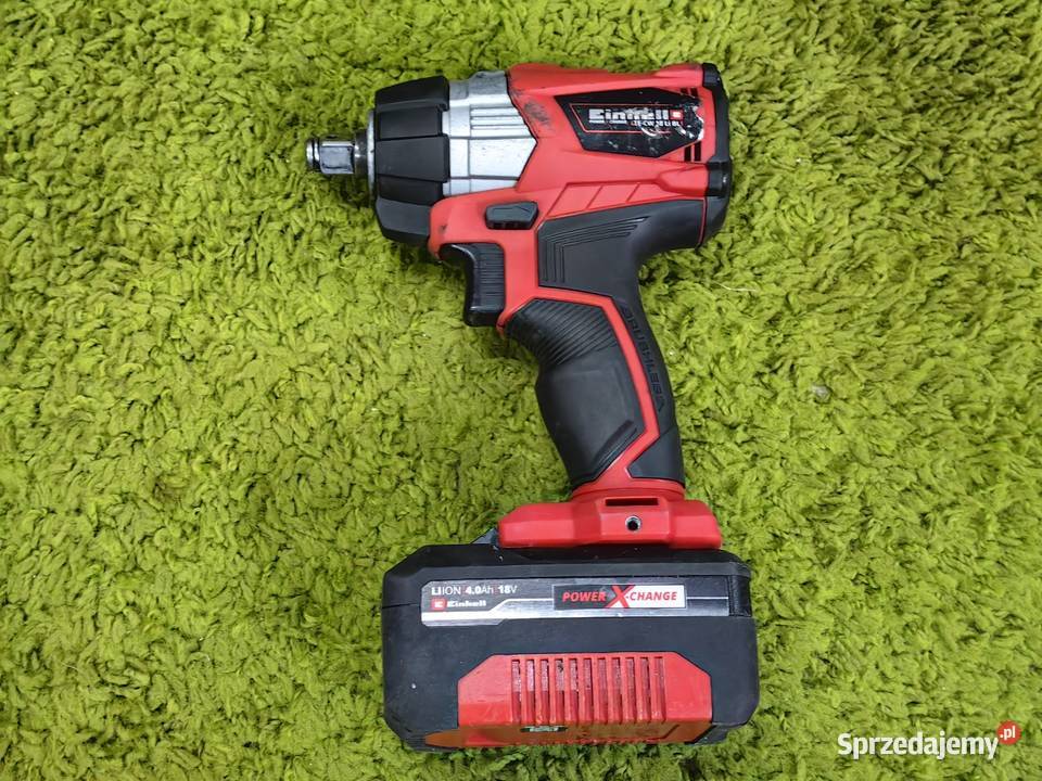 Klucz udarowy einhell TECW 18 215 nowy zestaw Inczew