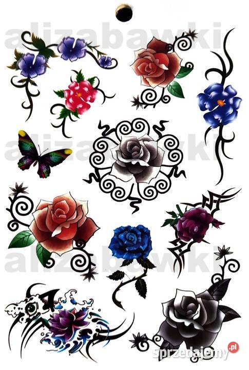Zestaw Tatuaży Tatuaże Tymczasowe Zmywalne Mogilany