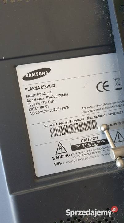 Telewizor Samsung plazma Reszel sprzedam