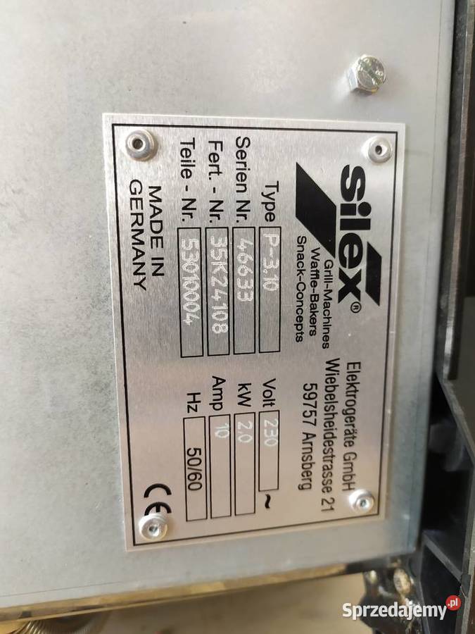 Silex grill elektryczny P310 powierzchnia gładka Kazuń Polski