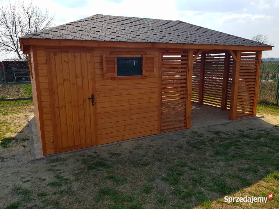Altana ogrodowa z domkiem narzędziowym 35x6 Częstochowa