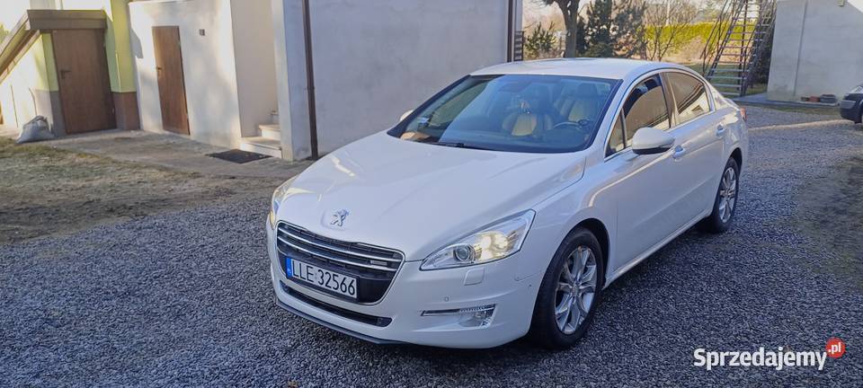 Peugeot 508 Biała perła Hybryda 163Skóra zadbany podgrzewane fotele