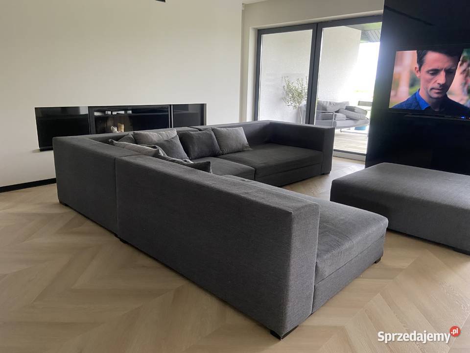 Duża kanapa narożnik szara Narożniki Bełchatów