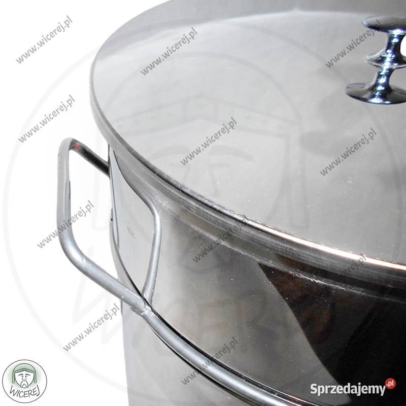 Odstojnik do Miodu Nierdzewny 20L z Pokrywą Pszczelarstwo Jaśliska