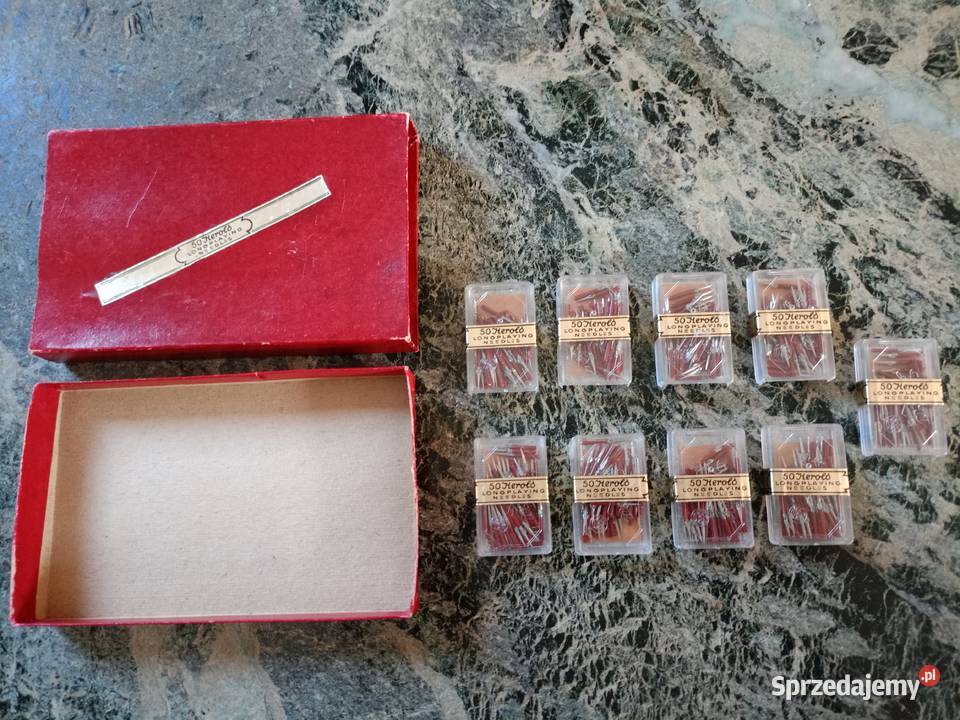 Zabytkowe Igły do Patefonu HEROLD Longplaying Drawski Młyn