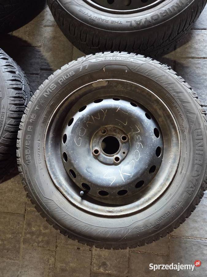 Felgi z oponami Uniroyal 18565R15 15cale śląskie Poręba