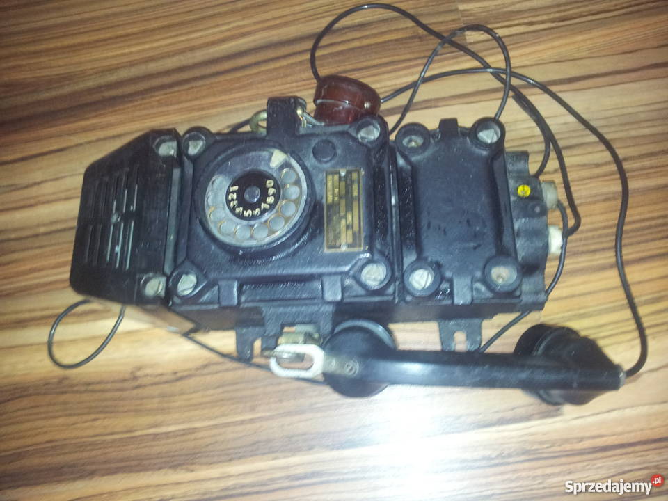 Stary kopalniany telefon działający sprzedam