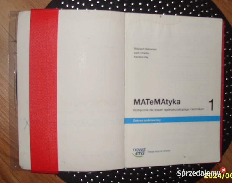 Nowa Era podręcznik Matematyka kl1 Liceum i miękka Podręczniki Rawicz