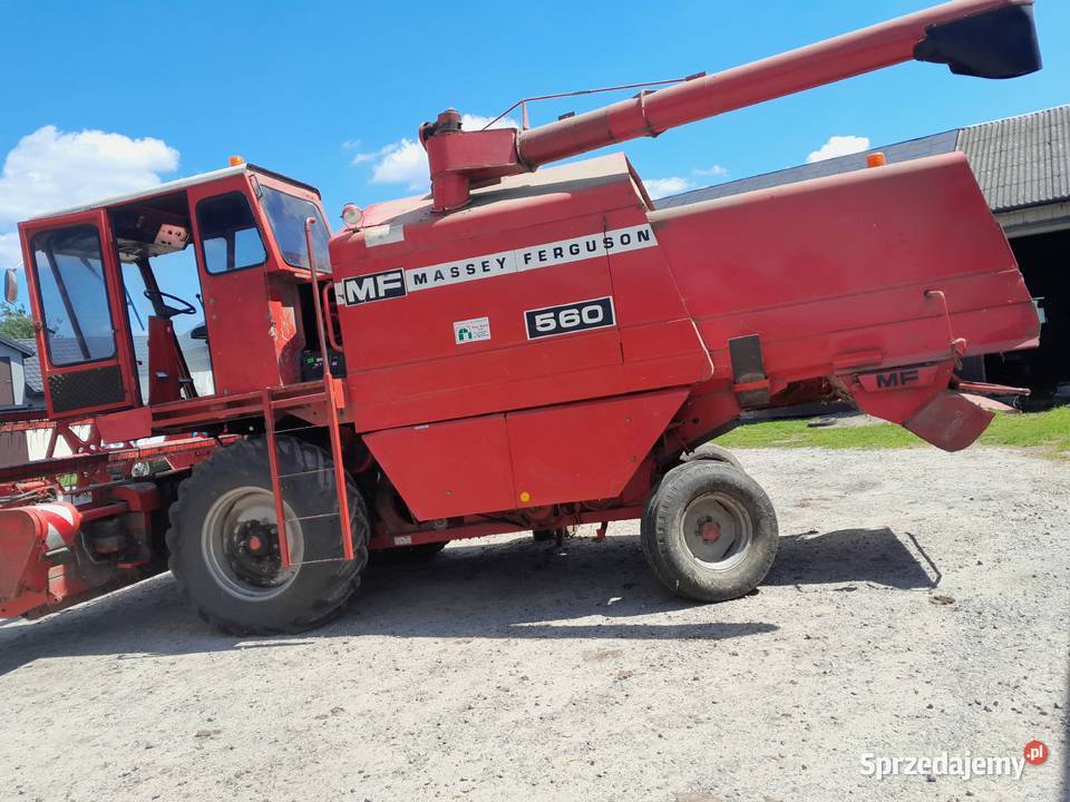 Kombajn zbożowy massey ferguson 560 nieuszkodzony Wola Zadybska