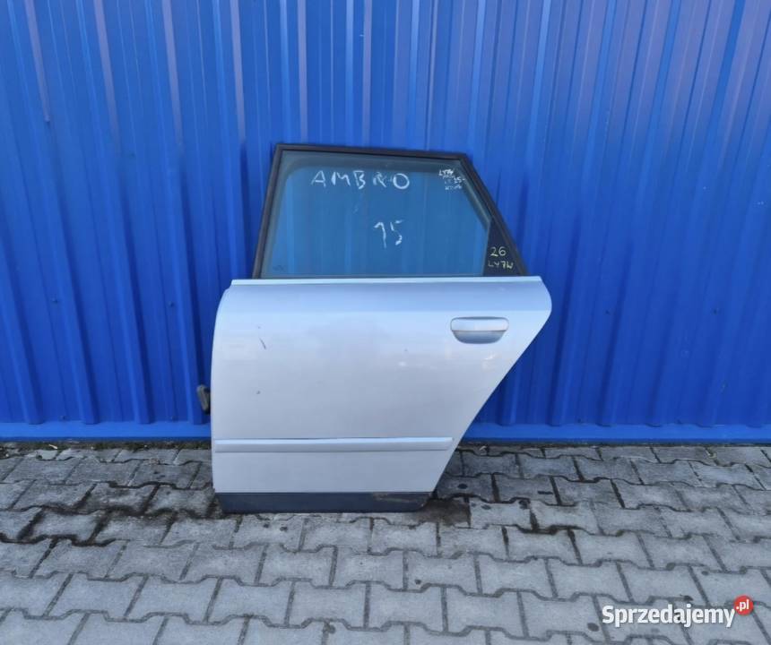 26 DRZWI TYŁ LEWY TYLNE LEWE AUDI A4 B6 KOMBI Działoszyce