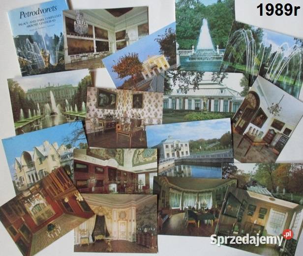 Pałace i kompleks parkowy Leningrad Kartki Łódź
