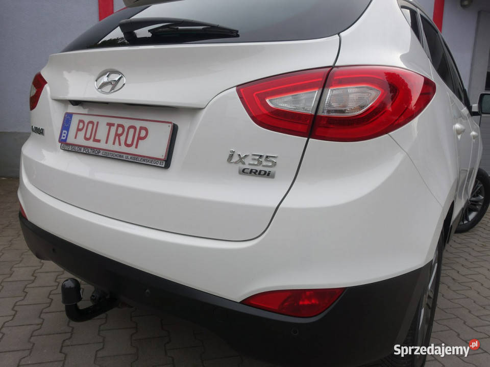 Hyundai ix35 17D Navi Ledy Półskóra Navi Serwis centralny zamek śląskie sprzedam
