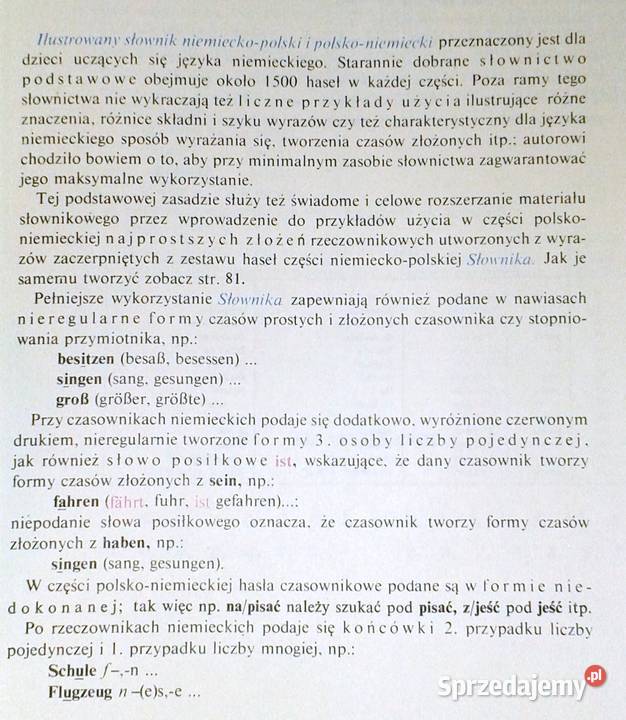 Ilustrowany słownik dzieci niemieckopolski Chełm sprzedam