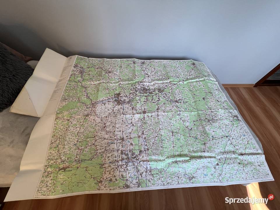 Mapa mapy RheinAhrLahn RheinMainNeckar Mapy i przewodniki Jasło sprzedam