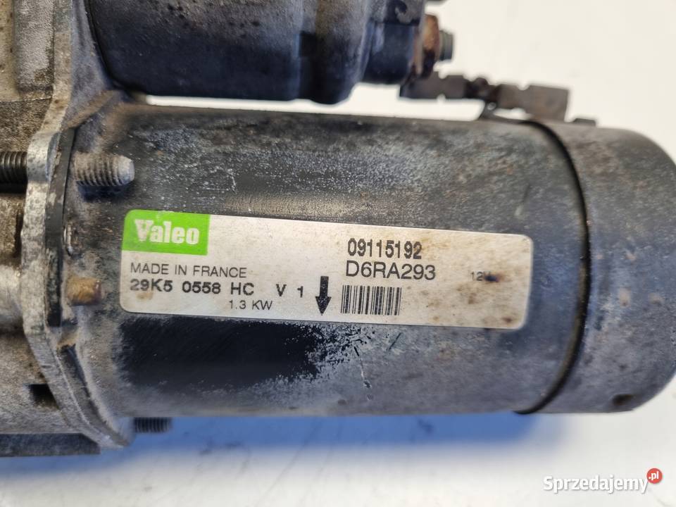 ROZRUSZNIK Opel Astra III H 16 16V D6RA293 valeo Rudka