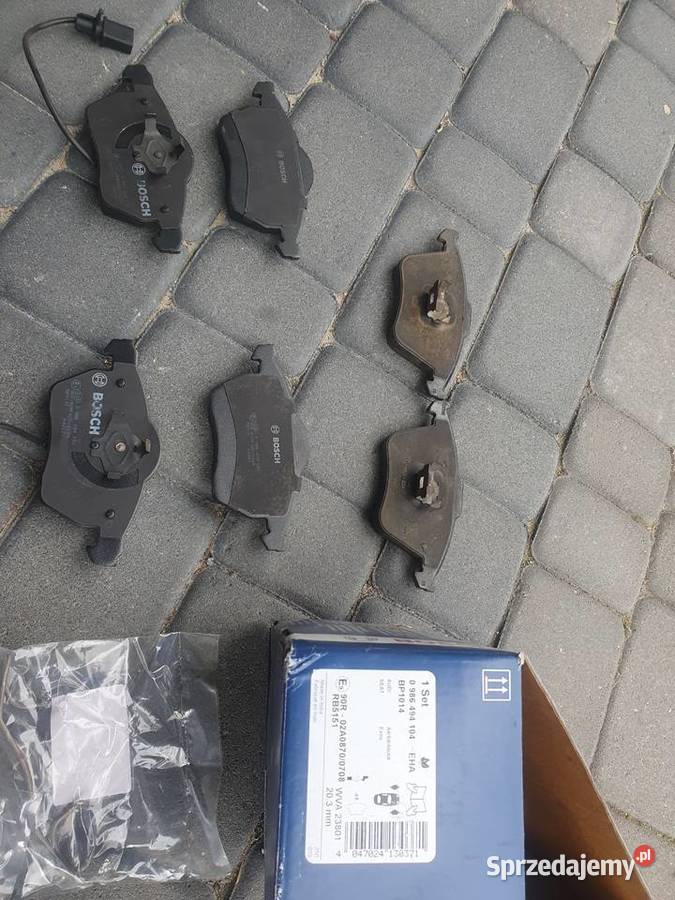Klocki hamulcowe przód BOSCH Audi A4 b7 Układ hamulcowy Zamość