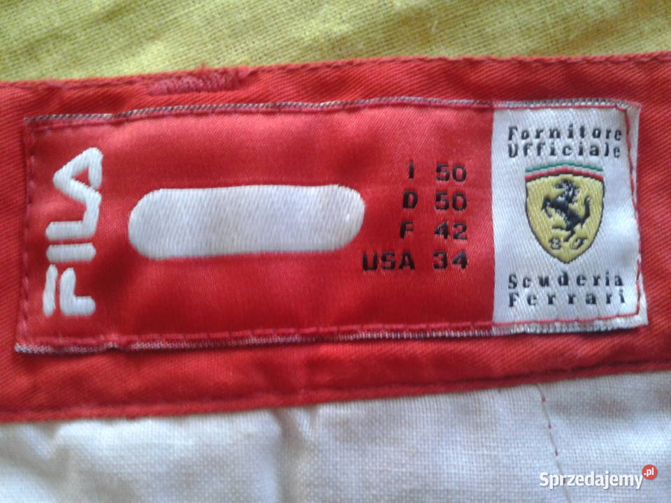 spodnie FILA SCUDERIA FERRARI rozmiar I50 D50 lubelskie sprzedam