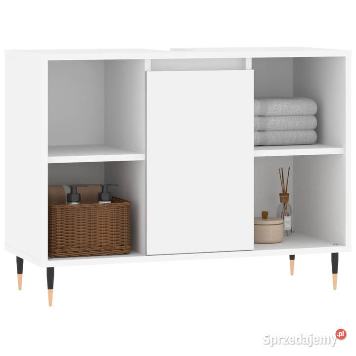 Szafka łazienkowa biała 80x33x60 materiał Warszawa