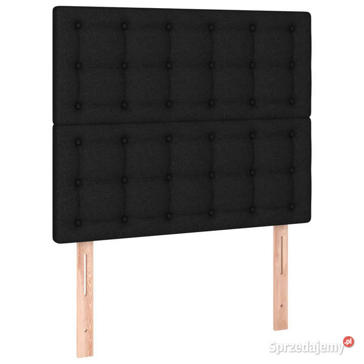 Zagłówek do łóżka z LED czarny 90x5x118128 mazowieckie Warszawa
