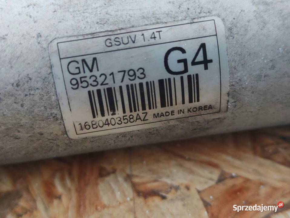Chłodnica Klimatyzacji Opel Mokka A X 95321793 wielkopolskie Pleszew