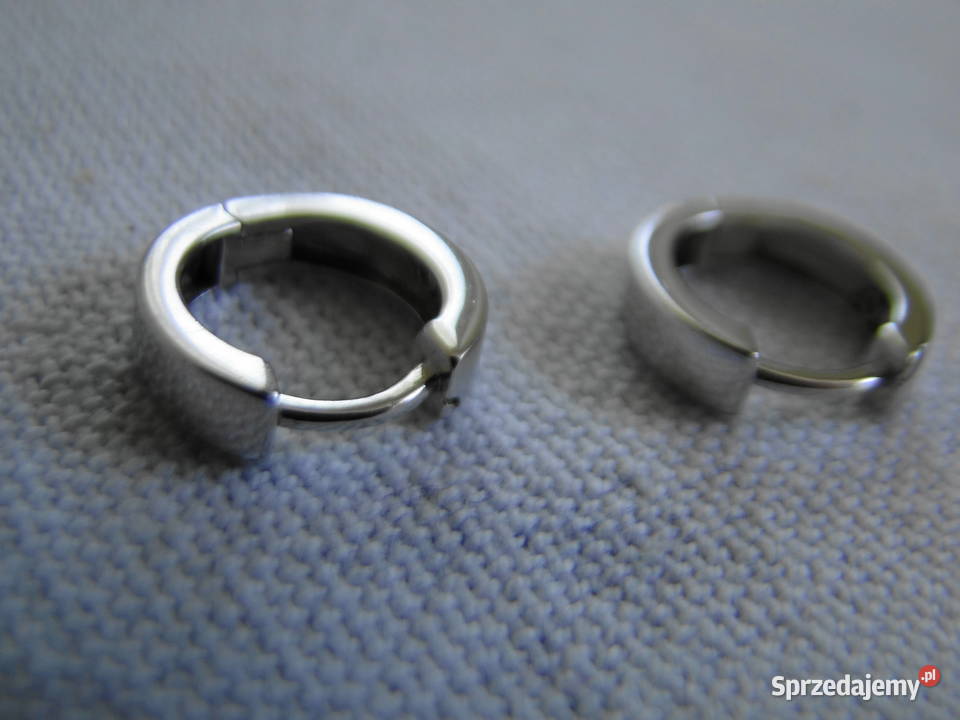 Kolczyki kółka srebro 925 mazowieckie Warszawa